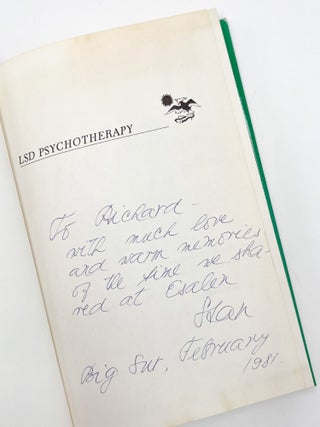 LSD PSYCHOTHERAPY. Stanislav MD Grof.