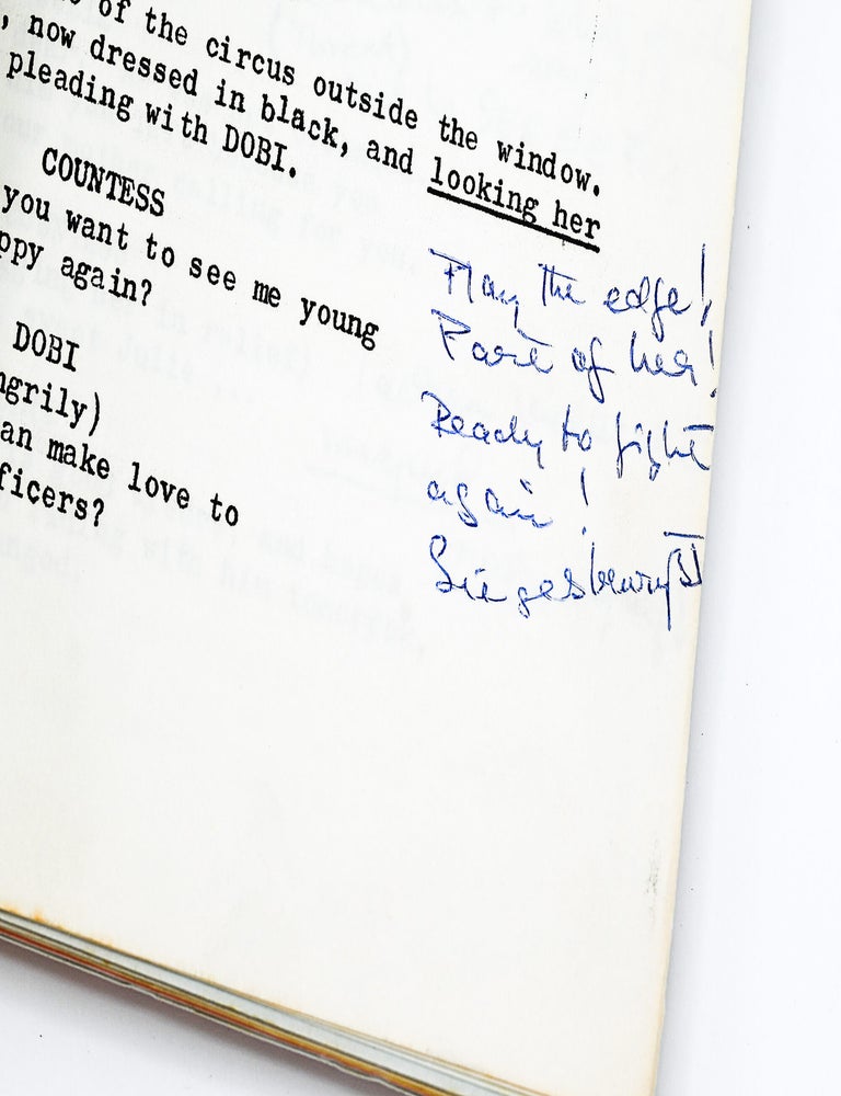 COUNTESS DRACULA : Screenplay