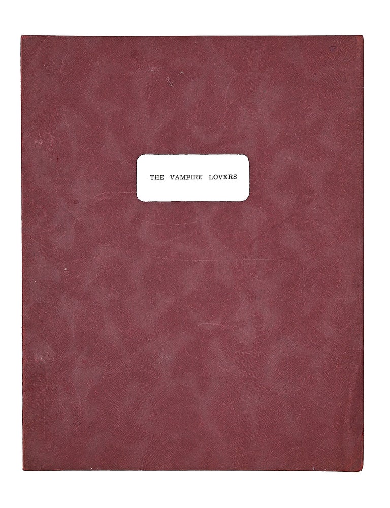 THE VAMPIRE LOVERS : Screenplay
