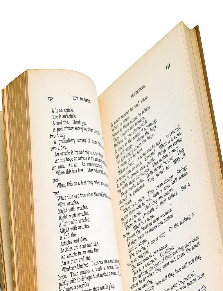 HOW TO WRITE
