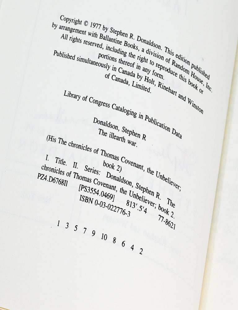 The Chronicles of Thomas Covenant the Unbeliever [LORD FOUL'S BANE; THE ILLEARTH WAR; THE POWER THAT PRESERVES]