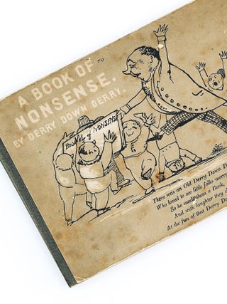 Item #55893 A BOOK OF NONSENSE. Edward Lear