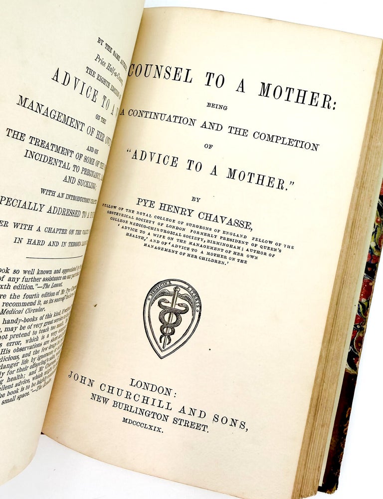 Victorian Sammelband of ADVICE TO A WIFE [and] MOTHER