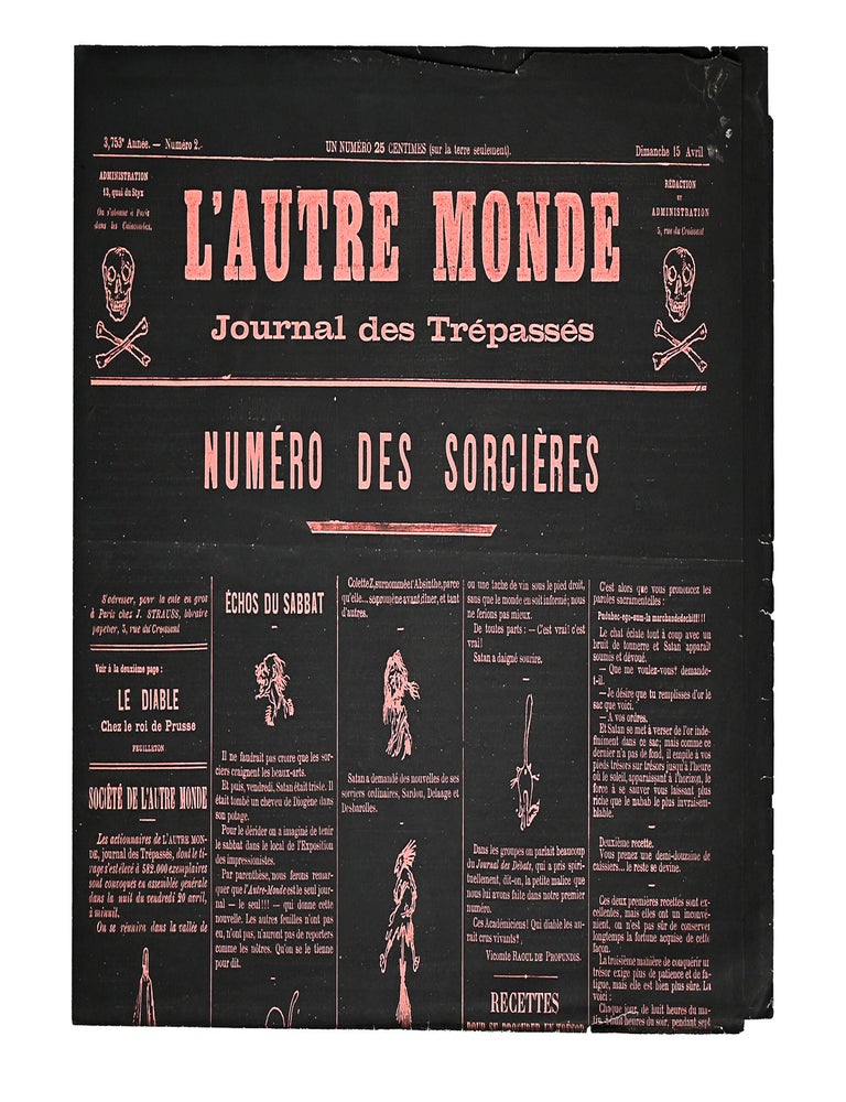 L'AUTRE MONDE : Journal Des Tr&eacute;pass&eacute;s [The Other World : Newspaper of the Deceased]