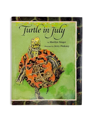 Item #56266 TURTLE IN JULY. Jerry Pinkney, Marilyn Singer