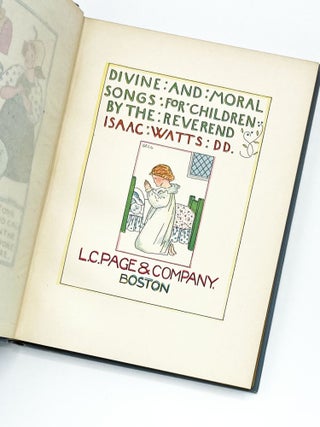 Item #6778 DIVINE AND MORAL SONGS FOR CHILDREN. Isaac Watts, Mrs. Arthur Gaskin, Georgina Gaskin