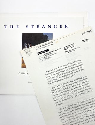THE STRANGER. Chris Van Allsburg.